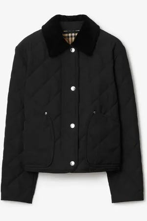 Burberry Thermoregulierende Cropped-Country-Steppjacke