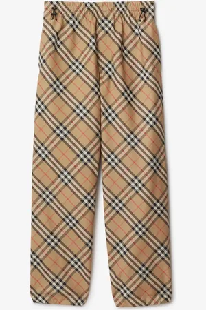 Burberry Twill-Hose in Check, Size: M