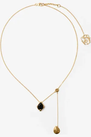 Burberry Kette „Shield" mit Onyx-Anhänger