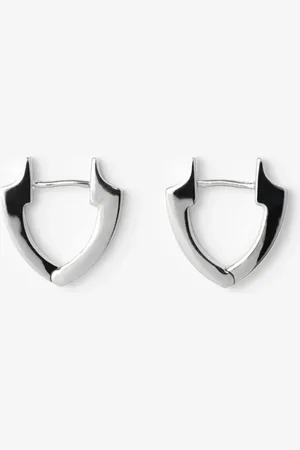 Burberry Schmale Ohrringe „Shield"