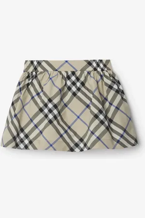 Burberry Baumwollrock in Check, Size: 6M