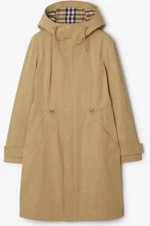 Burberry Parka aus Nylon und Baumwolle