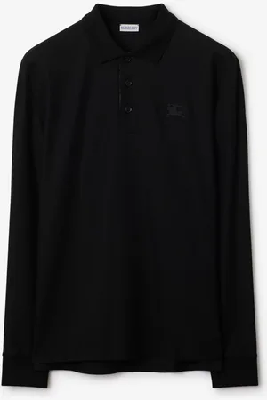 Burberry Langärmeliges Baumwoll-Poloshirt
