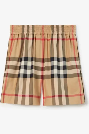 Burberry Baumwollshorts in Check, Size: 18