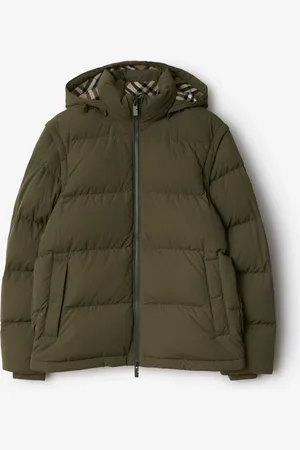Burberry Wattierte Nylonjacke mit abnehmbaren Ärmeln