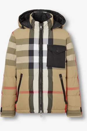 Burberry Wendbare wattierte Jacke in Check, Size: M