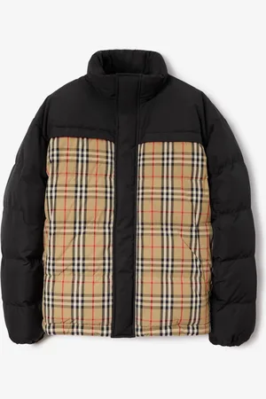 Burberry Wendbare wattierte Jacke in Check, Size: L