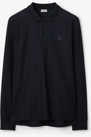 Burberry Langärmeliges Baumwoll-Poloshirt, Size: XS