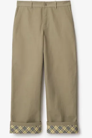 Burberry Baumwollhose im Carpenter-Stil, Size: 48