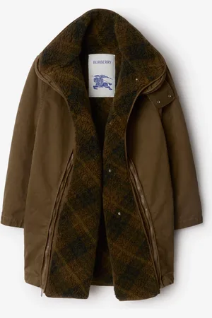 Burberry Baumwollparka mit herausnehmbarem Futter