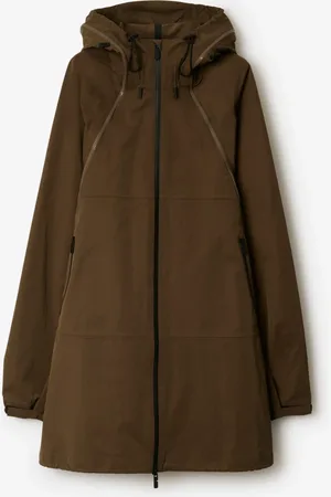 Burberry Nylon-Baumwoll-Parka, Size: S