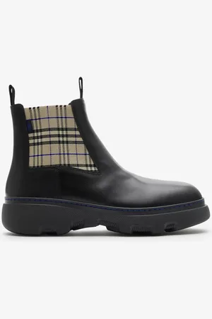 Burberry Chelsea-Stiefeletten „Creeper" aus Leder, Size: 42
