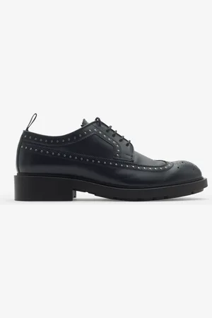 Burberry Lederbrogues „Loch" mit Nieten, Size: 46