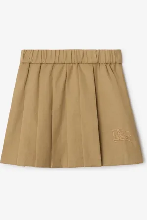 Burberry Baumwollmisch-Rock mit Falten, Size: 2Y