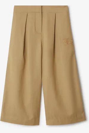 Burberry Baumwollmisch-Hose mit Falten, Size: 12Y