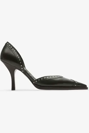 Burberry Pumps „Bird" aus Leder mit Nieten, Size: 37.5