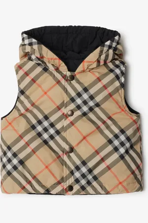Burberry Wendbare Weste in Check, Size: 2Y