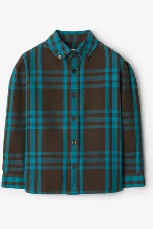 Burberry Baumwollhemd mit Karomuster, Size: 12Y
