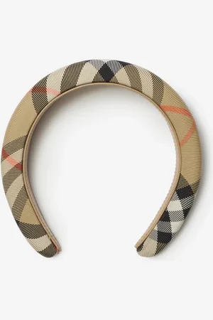 Burberry Nylon-Haarreif in Check, Size: OS