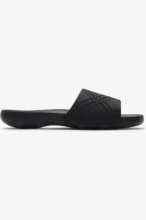 Burberry Slides „Dive" mit geprägtem Karomuster, Size: 43