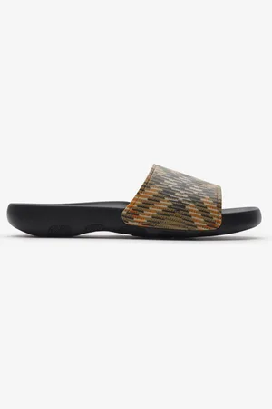 Burberry Slides „Dive" in Check, Size: 36