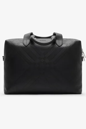 Burberry Aktentasche mit geprägtem Karomuster