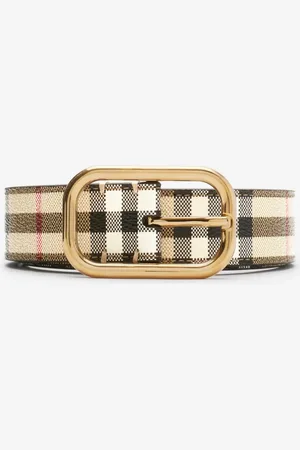 Burberry Gürtel in Check, Size: M