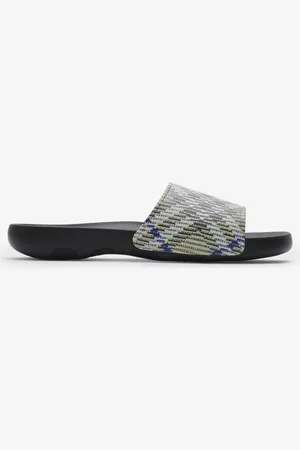 Burberry Slides „Dive" in Check, Size: 39