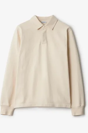 Burberry Langärmeliges Baumwoll-Poloshirt