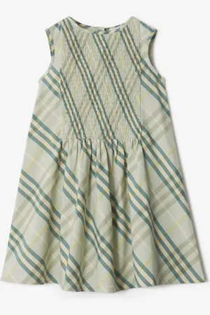 Burberry Baumwollkleid in Check, Size: 12Y