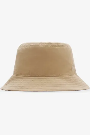 Burberry Wendbarer Fischerhut aus Gabardine, Size: L