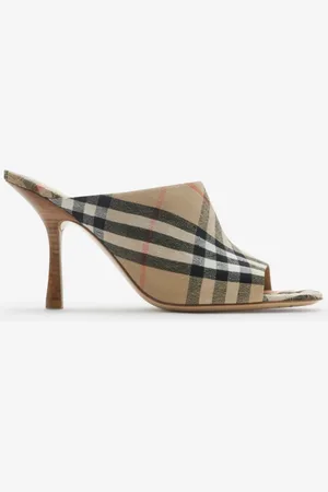 Burberry Mules „Mews" in Check, Size: 37