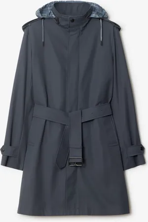Burberry Mittellanger Baumwoll-Trenchcoat, Size: 56