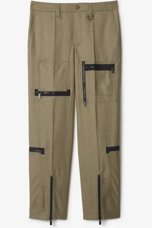 Burberry Wollhose mit Karomuster, Size: 50