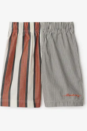 Burberry Baumwollshorts mit Streifenmuster, Size: 3Y