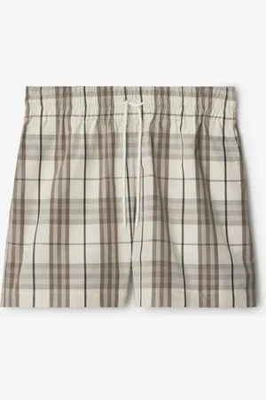 Burberry Baumwollshorts in Check, Size: 04