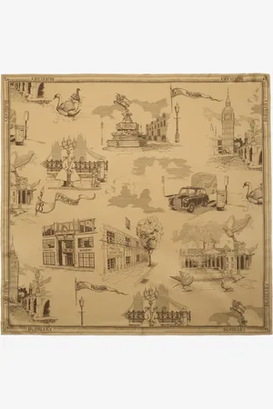 Burberry Seidenschal mit Londoner Wahrzeichen