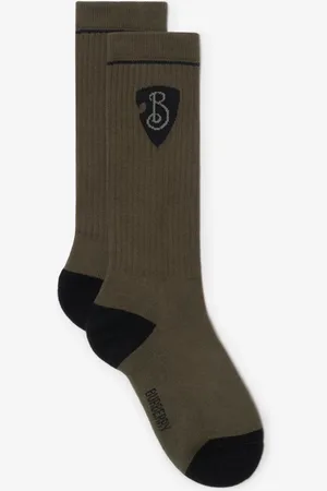 Burberry Baumwollmisch-Socken mit B Shield-Motiv, Size: XL