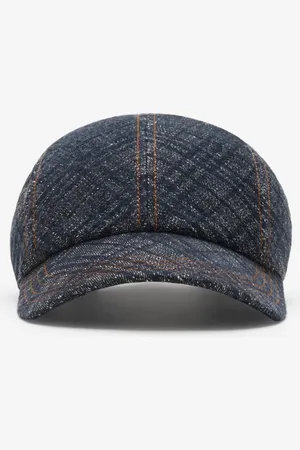 Burberry Denim-Basecap in Check