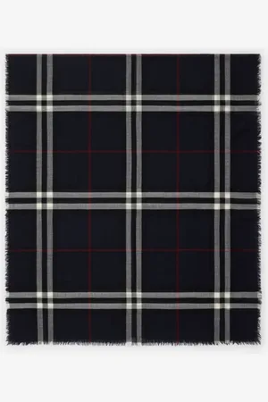 Burberry Breiterer Wollschal in Check