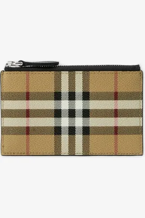 Burberry Kartenetui in Check mit Reißverschluss