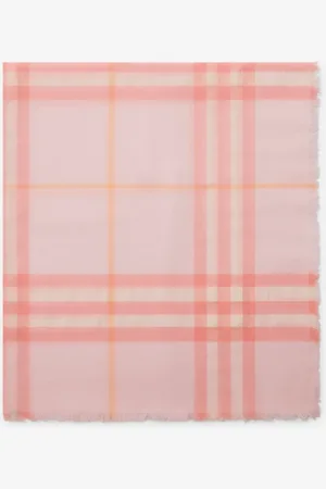 Burberry Breiterer Wollschal in Check