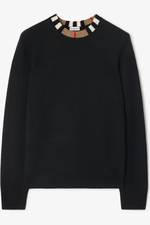 Burberry Woll-Kaschmirpullover mit Streifendetail, Size: XXL