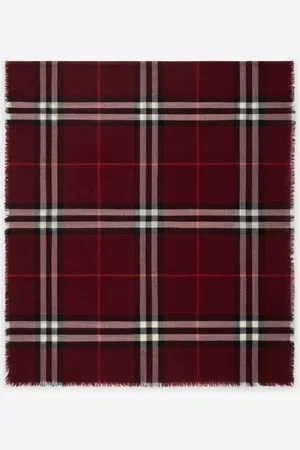 Burberry Breiterer Wollschal in Check