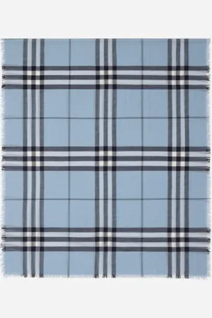 Burberry Breiterer Wollschal in Check