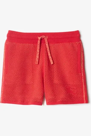 Burberry Mesh-Shorts aus Baumwolle und Nylon, Size: 6Y