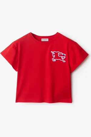 Burberry Baumwoll-T-Shirt mit Schnürsenkel-EKD, Size: 6Y