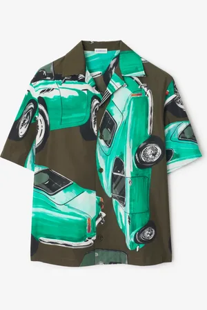 Burberry Legeres Hemd aus Baumwollpopelin mit Automotiv