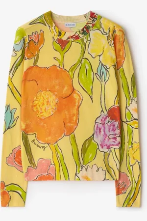 Burberry Wollpullover mit Highgrove-Blumenmotiv, Size: XL
