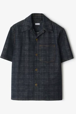 Burberry Leger geschnittenes Denim-Hemd in Check
